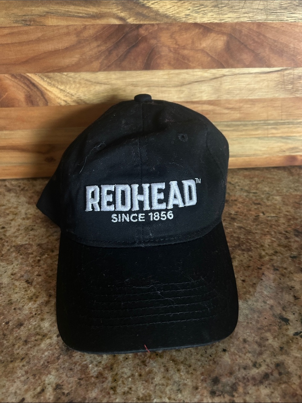 RedHead black Cotton Embroidered Strap back Baseball Cap